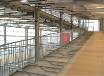 interieur met hellingbanen