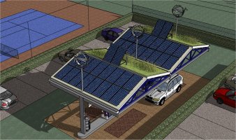 impressie ECO-tankstation